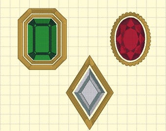 Paquete de gemas - Bordado de danza irlandesa