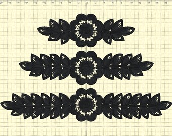 Cinturón 3 (3 tallas) - Bordado de danza irlandesa