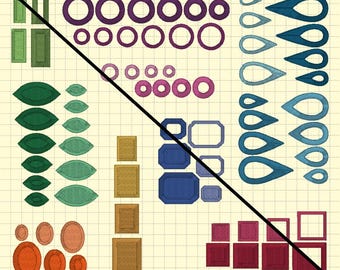 Paquete de contornos de piedra (revisado) - Archivos de bordado, Danza irlandesa