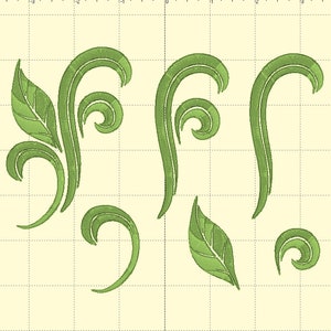 Flourish 2 (in 3 sizes) - Irish Dance Embroidery