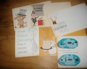 6 vintage Osterizer Recipes Pamplets for a recipe box from John Oster Manufacturing