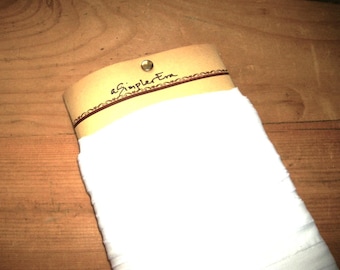 52 yds Hand Torn Ribbon from Vintage White Cotton Cloth • narrow