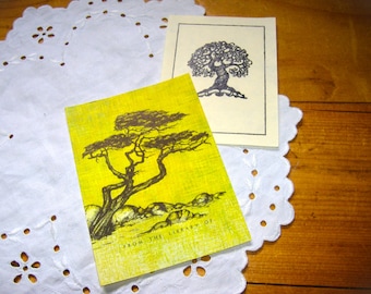 53 vintage Antioch Bookplates with Twisted Trees