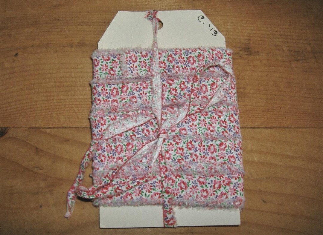 12 Yds Hand Torn Vintage Calico Ribbon - Etsy