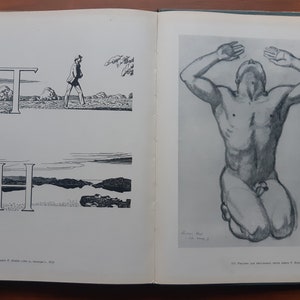 Rockwell Kent Vintage Art Book paintings album published in USSR in 1963 2d addition 122 illustrations image 7