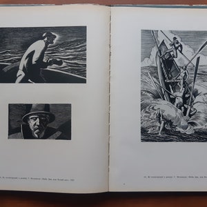 Rockwell Kent Vintage Art Book paintings album published in USSR in 1963 2d addition 122 illustrations image 10