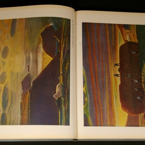 Rockwell Kent Vintage Art Book paintings album published in USSR in 1963 2d addition 122 illustrations image 3