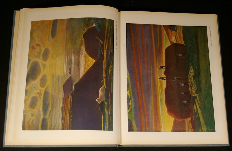 Rockwell Kent Vintage Art Book paintings album published in USSR in 1963 2d addition 122 illustrations image 3