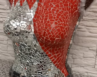 Buste femme en mosaïque