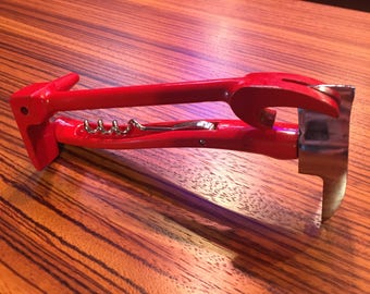 Custom Engraved Firefighter Gift- Firefighting Set of Irons Bottle Openers -Firefighter Wedding Gift - Firefighter Corkscrew