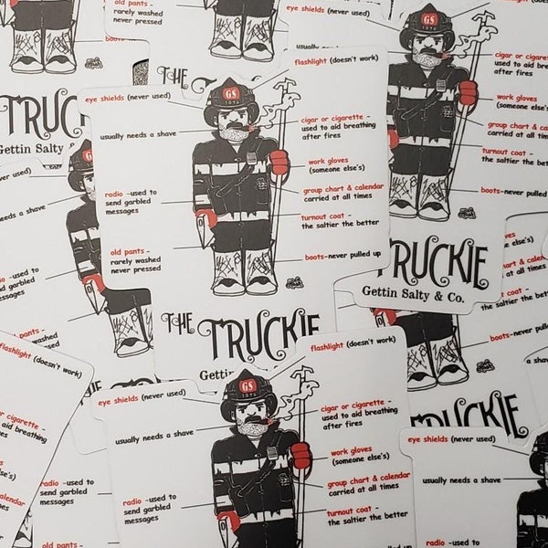 Firefighter Stickers - Etsy