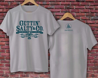 Gettin Salty Driven By Insanity Tshirt - Firefighter T-Shirt -Firefighter gift - Gettin Salty