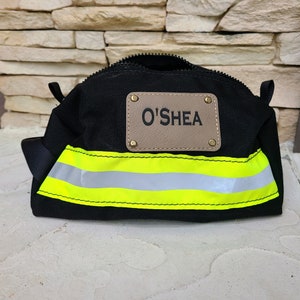 Bunker Gear Style Toiletry Bag Perfect Firefighter Gift Men's Toiletry Bag Shaving bag image 6