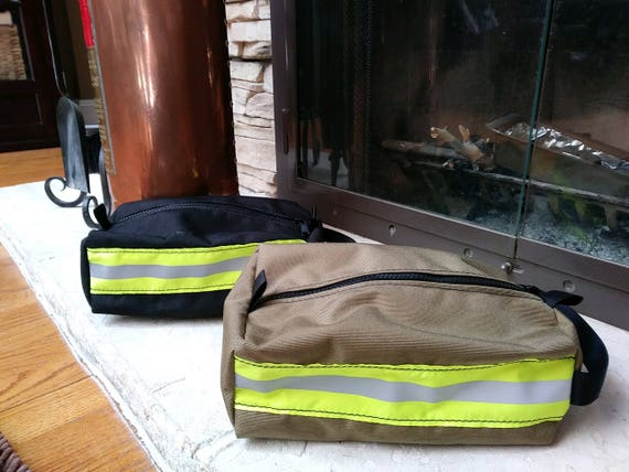 Bunker Gear Style Toiletry Bag Perfect Firefighter Gift Men's Toiletry Bag  Shaving Bag -  Canada