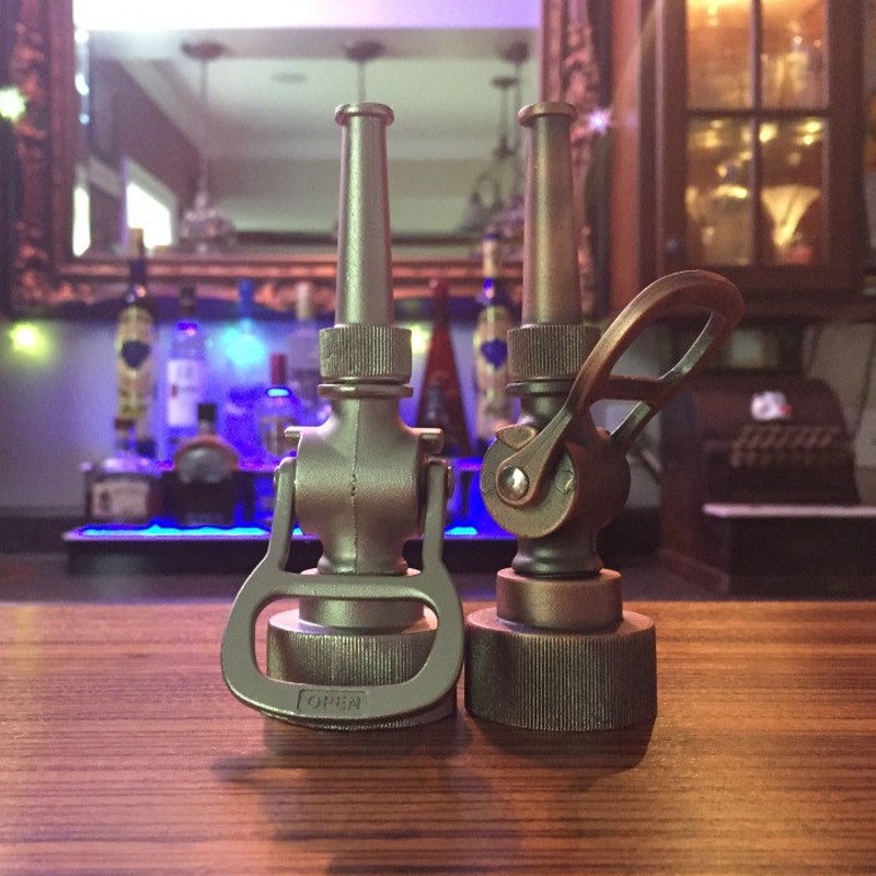 🎁Buy 2 FREE SHIPPING🎁 Personalized Firefighter Gift - Historic Bottle Opener Fire Hose Nozzle -  Firefighter Wedding Gift - Firefighter Bottle Opener