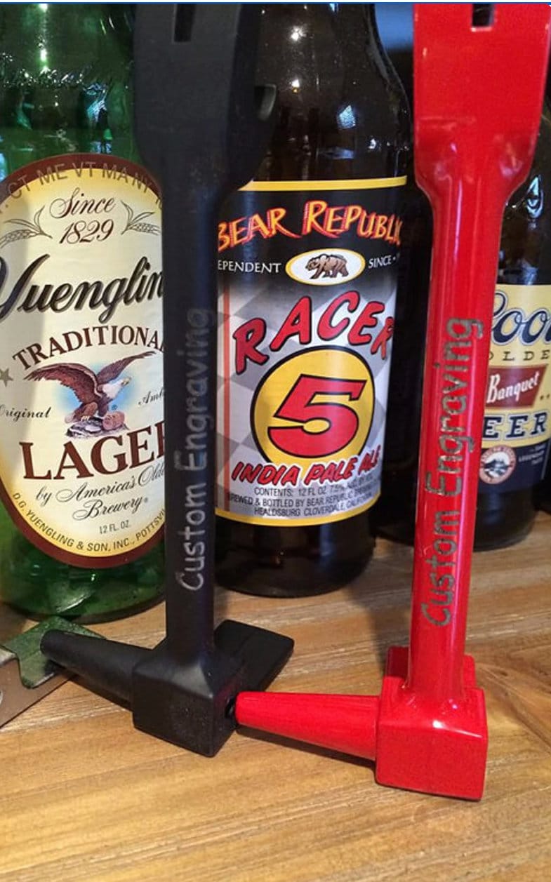 Custom Engraved Halligan Bottle Opener - Firefighter Gift - Firefighter Wedding Gift