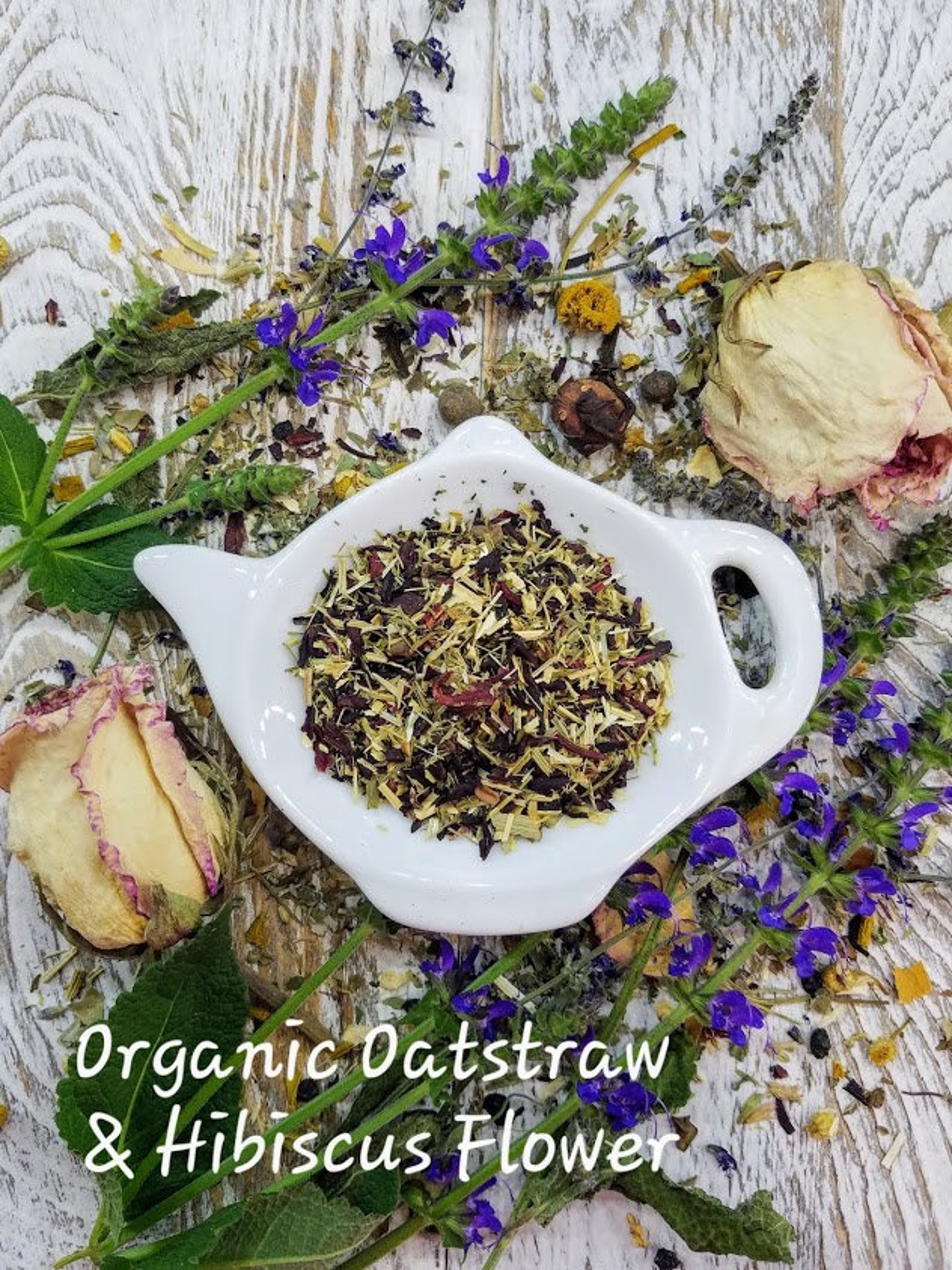 Organic herbal tea blend good for high blood pressure Etsy
