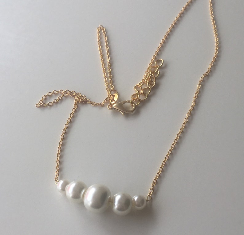 SUMMER SALE Ivory Pearl Necklace and Earring Set /gold Plated - Etsy