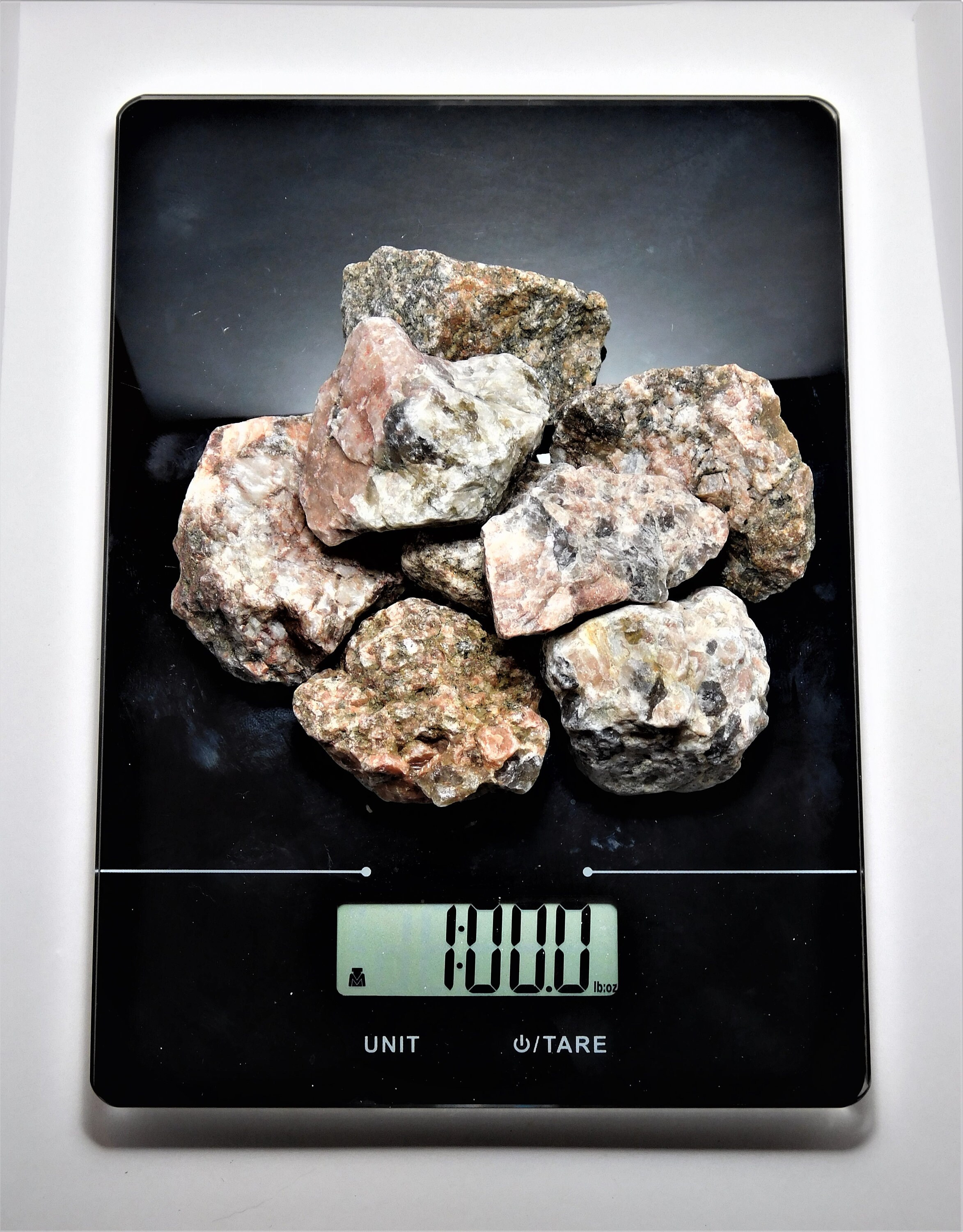 Stones By The Pound One Pound 16 oz. Large XXLarge Raw Granite Rough