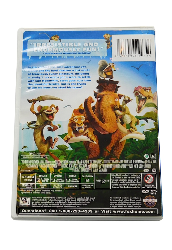 Ice Age Dawn of the Dinosaurs DVD Movie- Video - Etsy