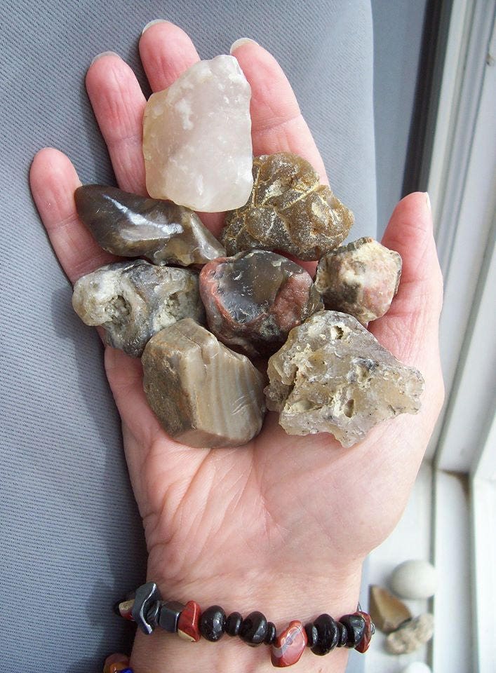Natural Beautiful Large XXLarge Raw Agate Rough Stones