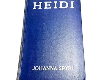 Antyczna książka Heidi z 1925 roku