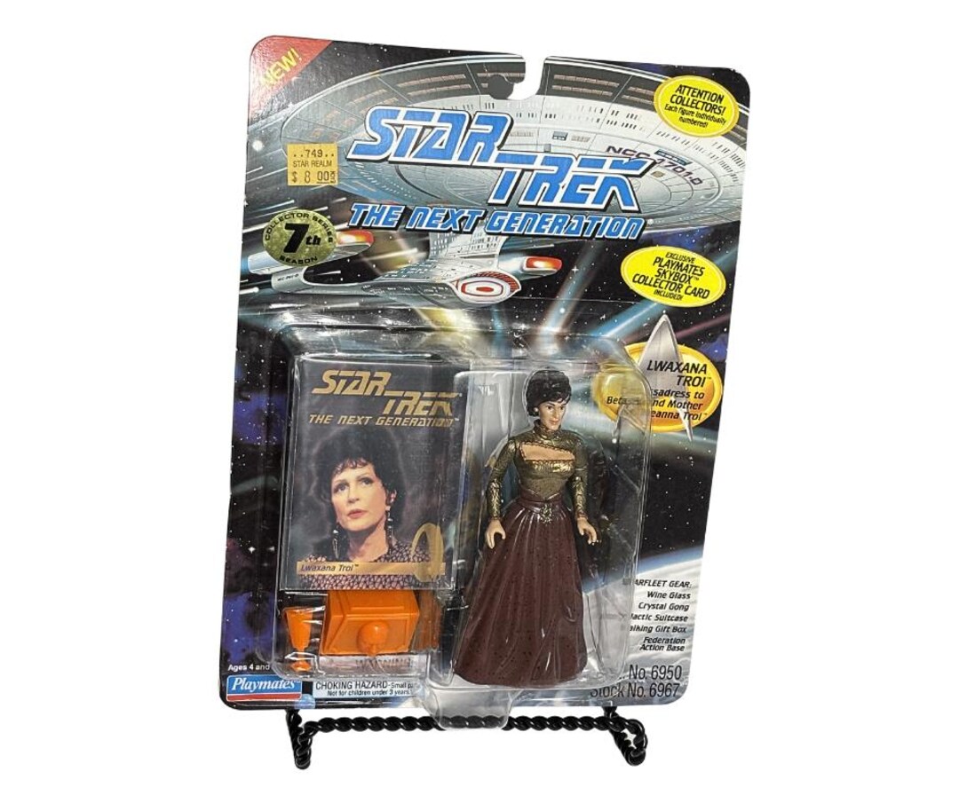 Vintage 1994 Playmates Star Trek the Next Generation Lwaxana Troi ...