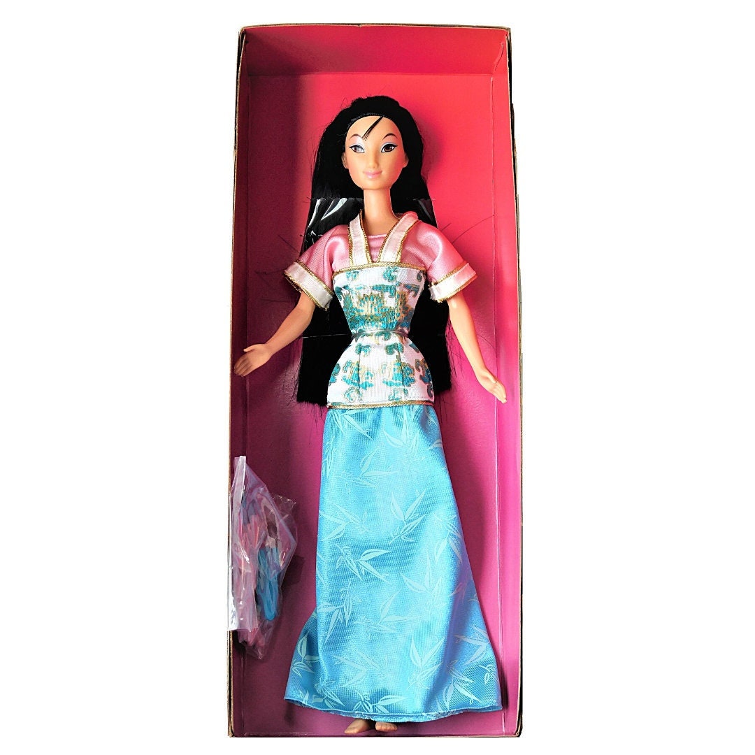 Vintage 1998 Disney's- Satiny Shimmer Mulan Barbie- Mattel Collector  #19432- NRFB