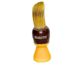 Brocha de afeitar Majestic Ever-Ready N.Y. de baquelita, estilo años 40.