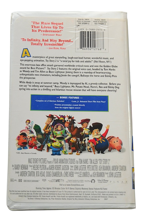 (未使用･未開封品)Toy Story 2 [VHS] Amazon.co.jp: Toy Story 2 [VHS] : Disney: DVD