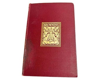 Antike 1898 Red Cotton Night Cap Country Das Inn Album Die zwei Dichter von Croisic Buch