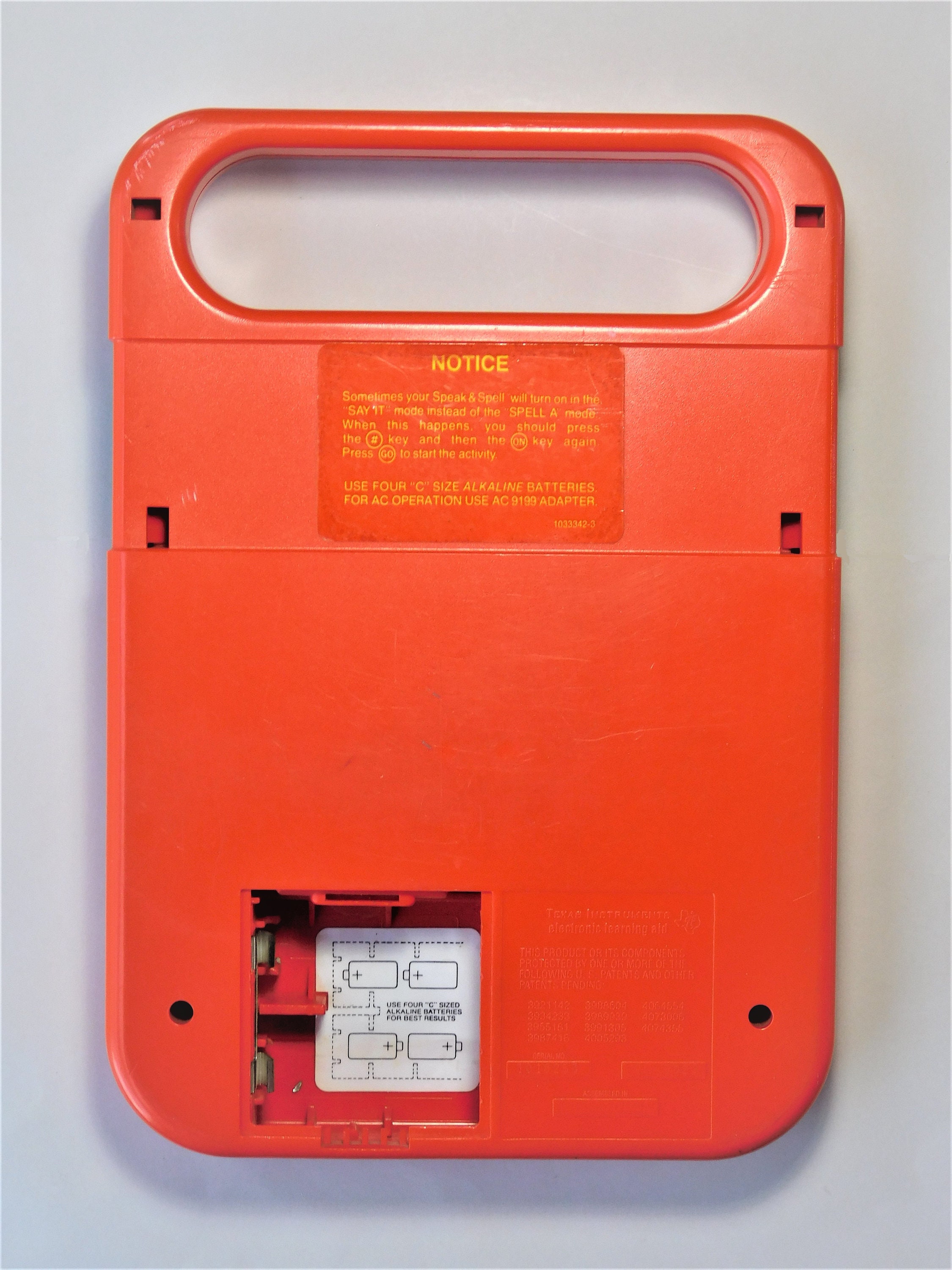 Vintage 1978 Texas Instruments Speak & Spell Electronic Learning Toy