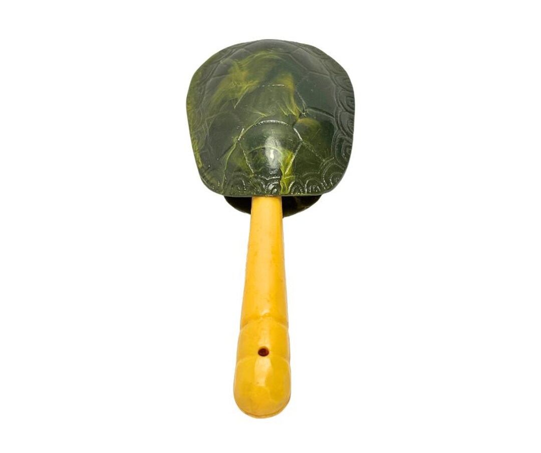 Turtle Shell Rattle Italian Vintage Celluloid Plastic Turtle Shell Shaped Baby Rattle - Etsy
