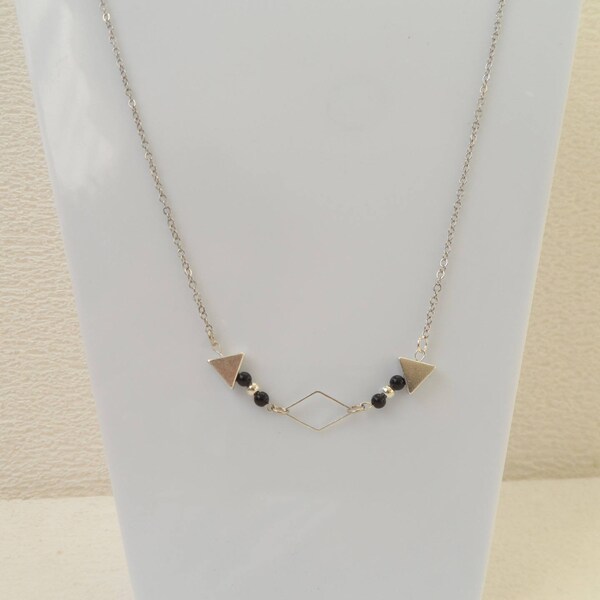 RAS grafische Hals - Schöpfer Edelstein Halskette