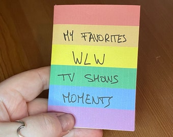 My Favorites WLW TV Shows Moments (Pride Zine)