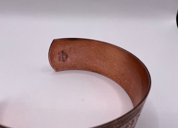 Solid copper bangle - image 6