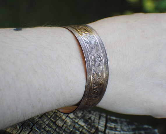 Solid copper bangle - image 2