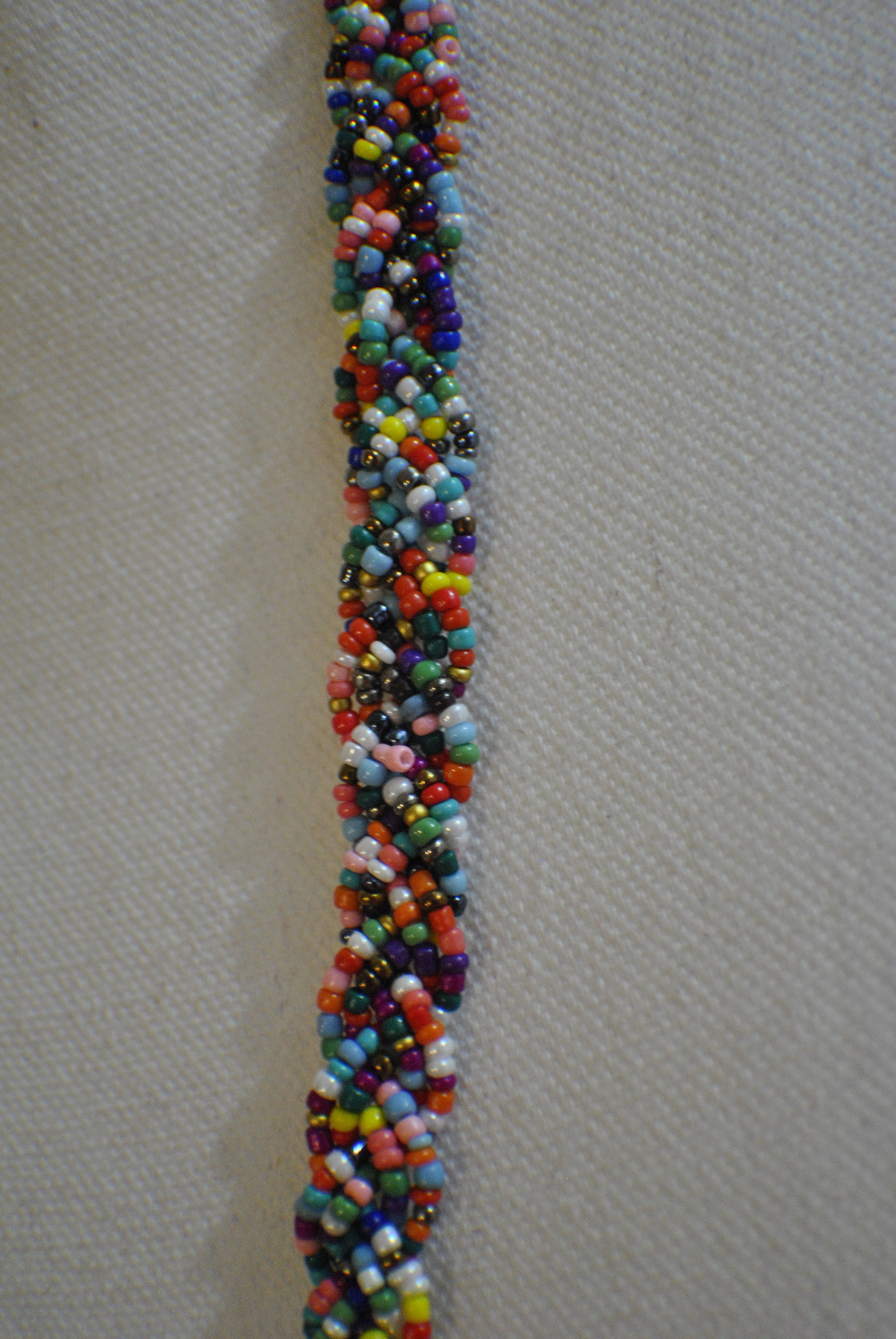 Handmade Seed Bead Lanyard 32 Inch Lanyard Rainbow Colors Etsy UK