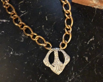 Vintage Art Deco Rhinestone Necklace