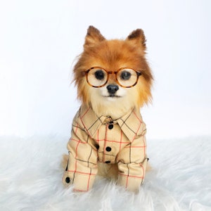 Dog Plaid Shirts, puppy dress shirt, dog wedding suit, tuxedo for dogs, formal dog clothes, dog button down shirts, dog hoodie, ring bearer