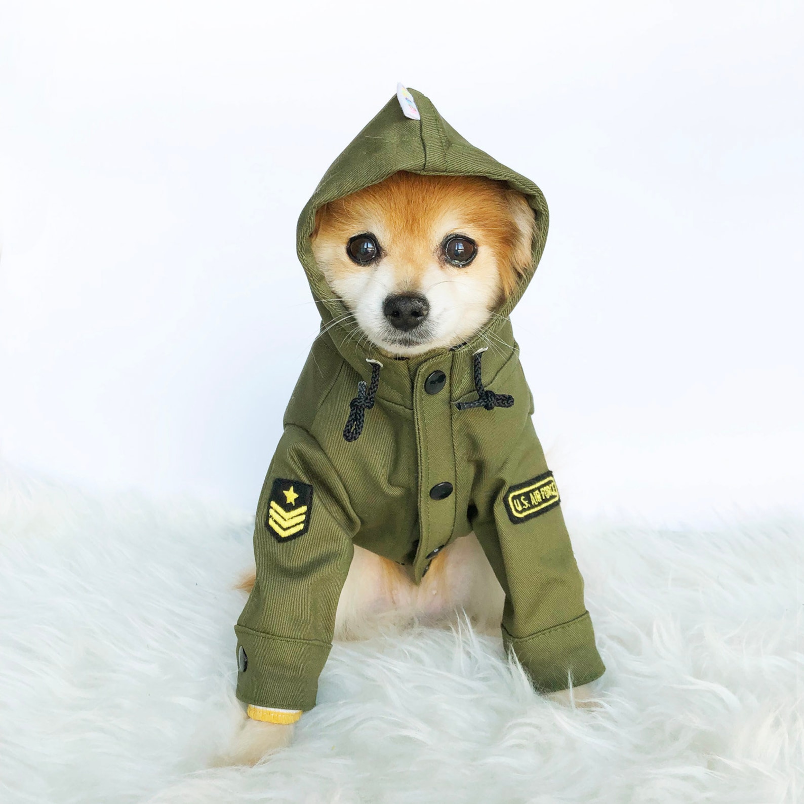 Dog Military Jackets Army Coats Puppy Clothes Pet Hoodies Etsy