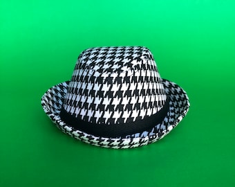 Houndstooth Fedora