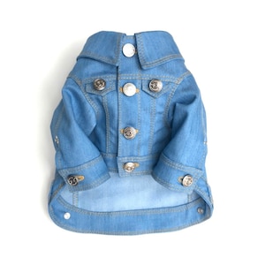 Dog Denim Jacket, jean coats, puppy clothes, pet hoodies, small dogs outerwear, luxury dog jacket, puppy hoodie,winter dog sweater,dog shirt