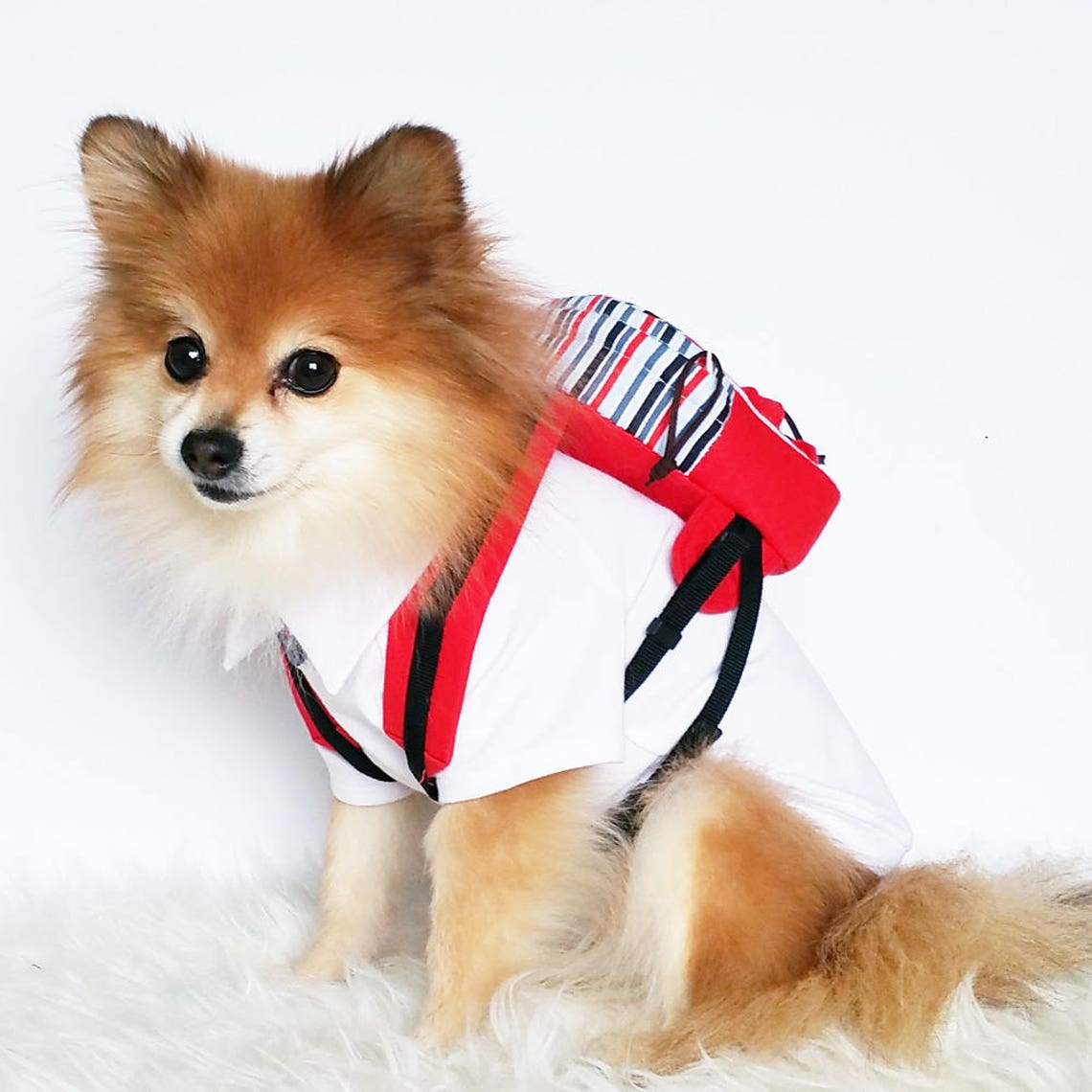 Dog backpack dogs harness vest puppy clothes small dog Etsy