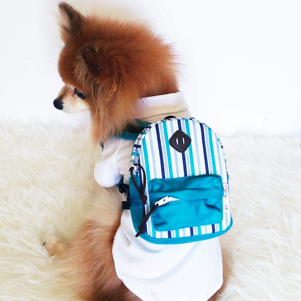 Dog Backpack Dogs Harness Vest Puppy Clothes Small Dog Etsy Canada