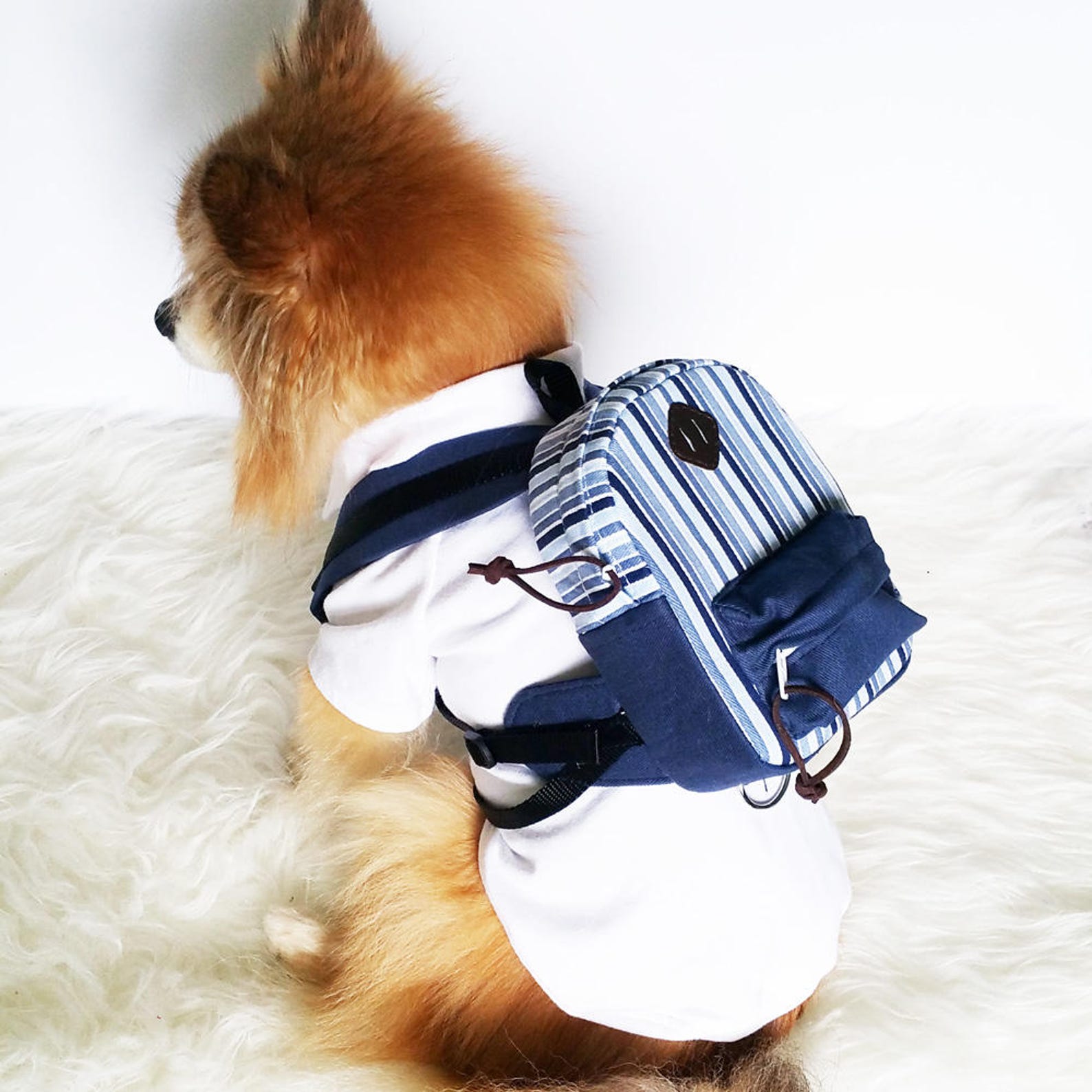 Dog Backpack Dogs Harness Vest Puppy Clothes Small Dog Etsy Canada