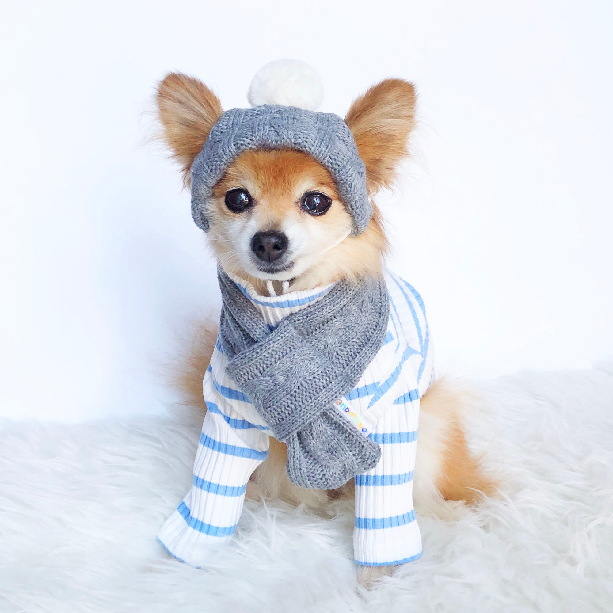 Knit Beanie Scarf Sets