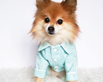 Dog pajamas, puppy shirts, puppy pjs shirt, dog onesie, dogs jammies, baby pet clothes, doggy shirts, dog clothes, puppy bed, dog pajamas