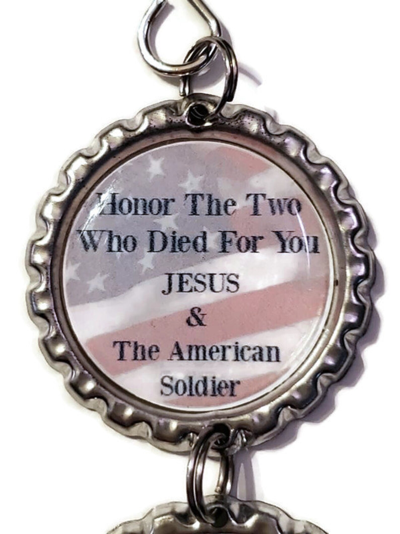 American Soldier Religious Memorial Ornament Memorial Gift Etsy