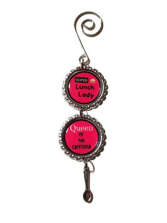 lunch lady christmas ornament